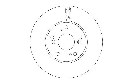 Bromsskiva DF6527 TRW, bild 2