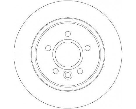 Bromsskiva DF6535 TRW, bild 2