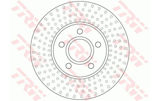 Bromsskiva DF6536 TRW, bild 2