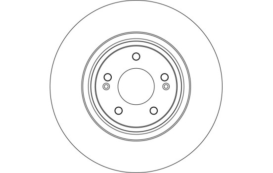 Bromsskiva DF6538S TRW