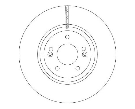 Bromsskiva DF6545S TRW