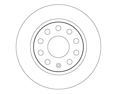 Bromsskiva DF6553 TRW