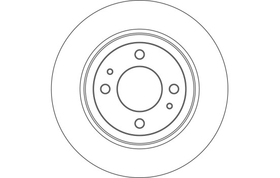 Bromsskiva DF6561 TRW