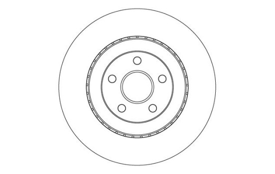 Bromsskiva DF6569S TRW