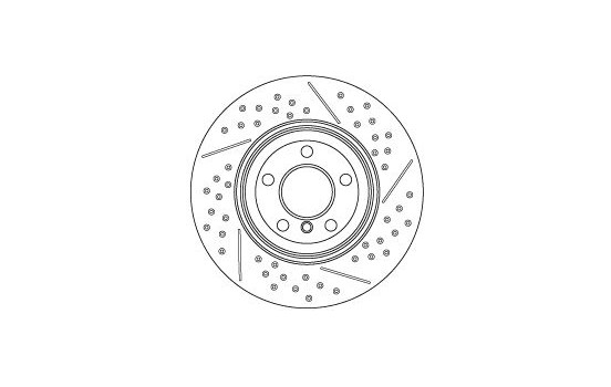 Bromsskiva DF6601S TRW, bild 2