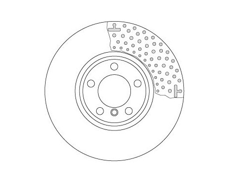 Bromsskiva DF6603S TRW, bild 2