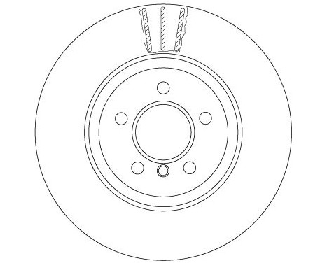 Bromsskiva DF6607S TRW, bild 2