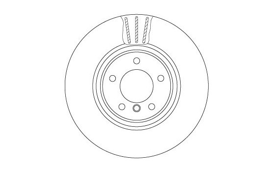 Bromsskiva DF6609S TRW, bild 2