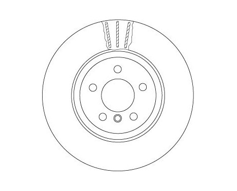 Bromsskiva DF6610S TRW, bild 2