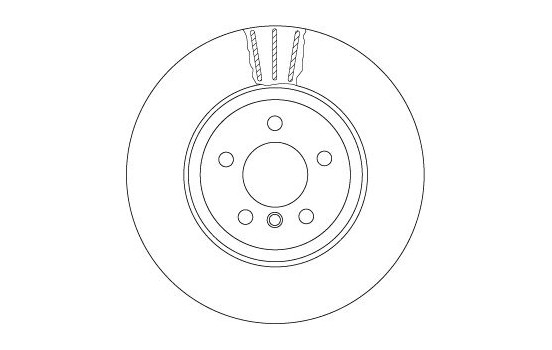Bromsskiva DF6610S TRW, bild 2