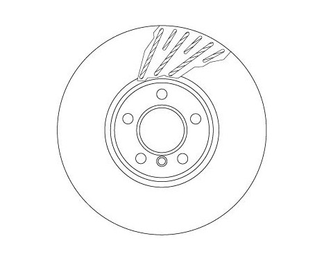 Bromsskiva DF6611S TRW, bild 3