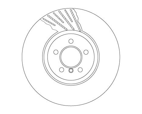 Bromsskiva DF6614S TRW