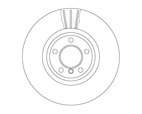 Bromsskiva DF6615S TRW, bild 2