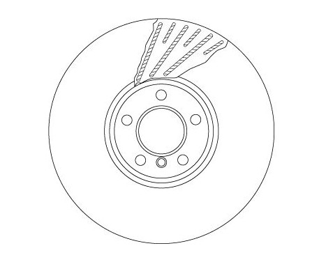 Bromsskiva DF6622S TRW