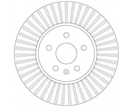 Bromsskiva DF6629 TRW, bild 2