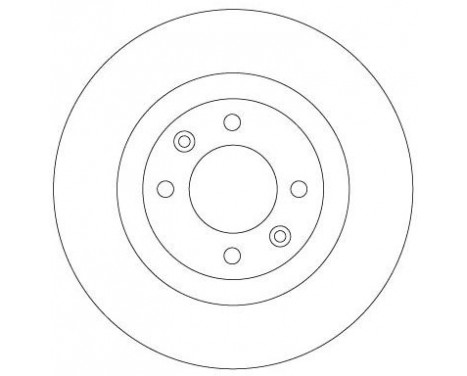 Bromsskiva DF6632 TRW, bild 2