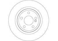 Bromsskiva DF6634 TRW