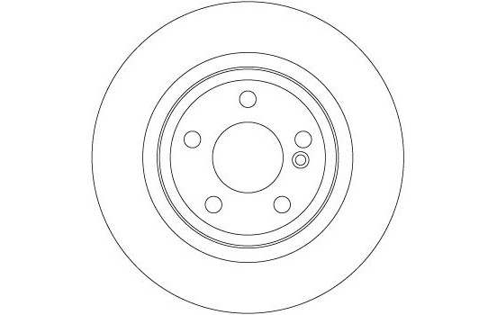 Bromsskiva DF6634 TRW