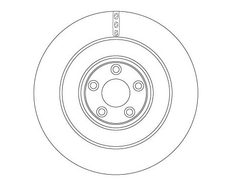 Bromsskiva DF6654S TRW, bild 2