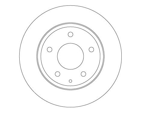 Bromsskiva DF6659 TRW, bild 2