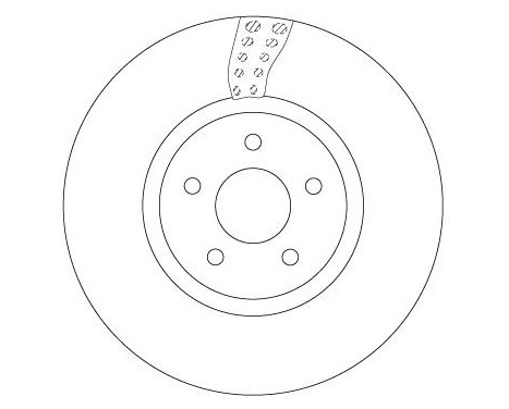 Bromsskiva DF6662S TRW, bild 2