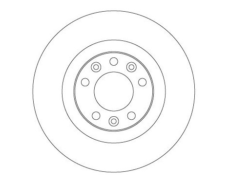 Bromsskiva DF6667 TRW, bild 2