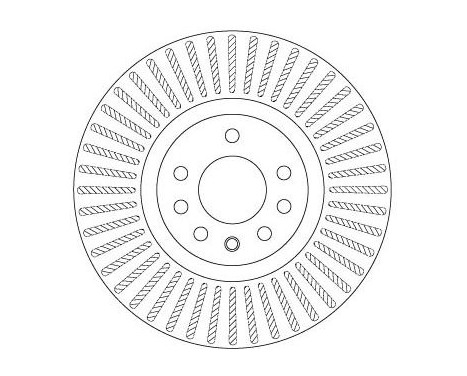 Bromsskiva DF6677S TRW, bild 2