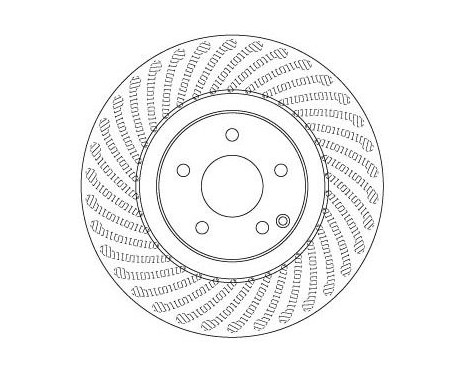 Bromsskiva DF6682S TRW, bild 2