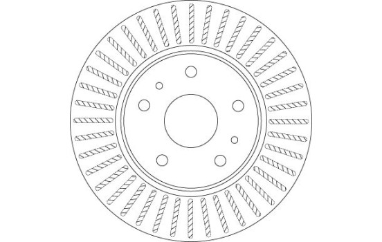 Bromsskiva DF6684 TRW, bild 2