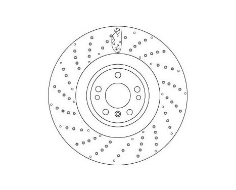 Bromsskiva DF6687S TRW, bild 3