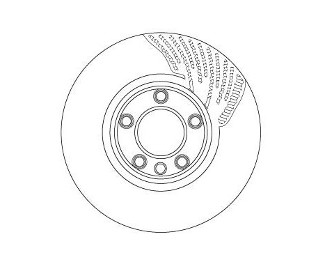 Bromsskiva DF6697S TRW, bild 2