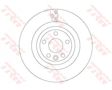 Bromsskiva DF6706S TRW