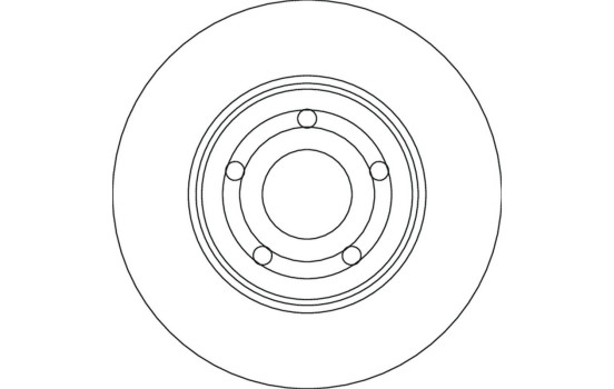 Bromsskiva DF6708 TRW