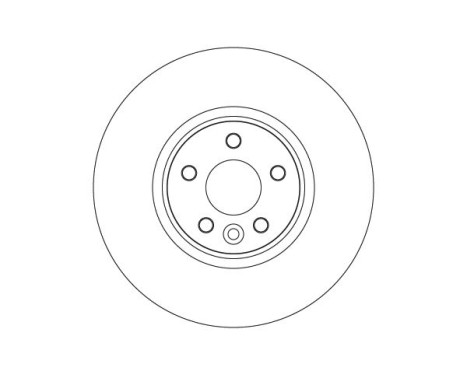 Bromsskiva DF6724S TRW
