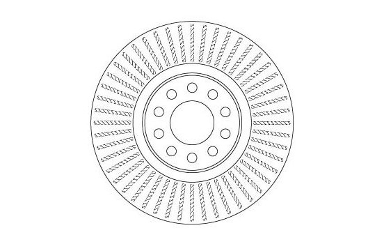 Bromsskiva DF6742S TRW, bild 2