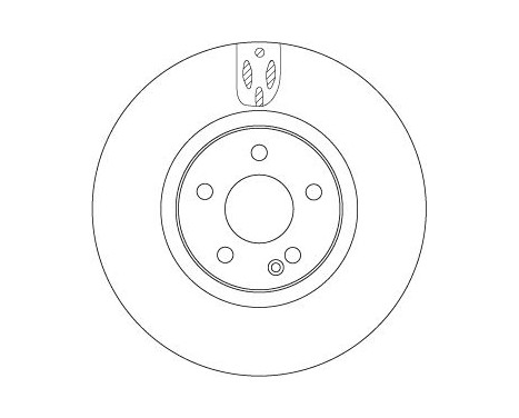 Bromsskiva DF6744S TRW, bild 2