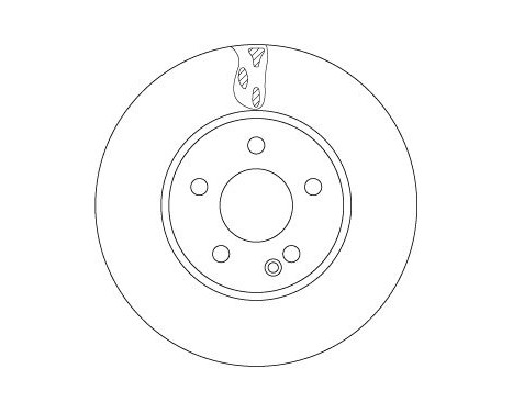 Bromsskiva DF6745S TRW, bild 2