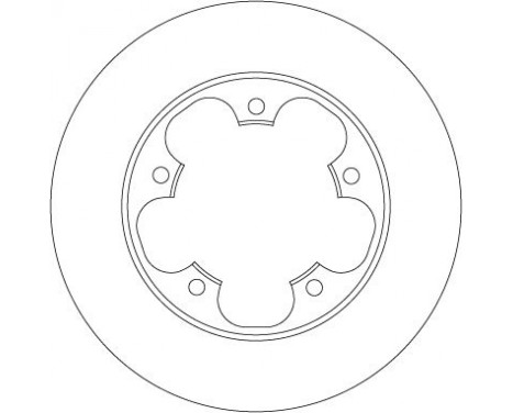 Bromsskiva DF6748 TRW, bild 2