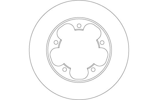Bromsskiva DF6748 TRW, bild 2