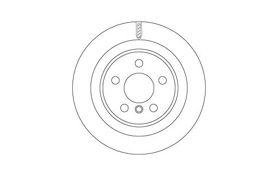 Bromsskiva DF6755 TRW
