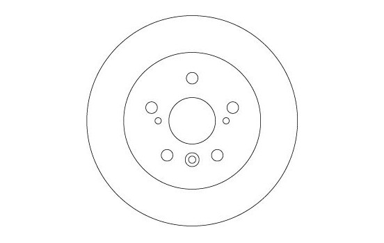 Bromsskiva DF6760 TRW, bild 2