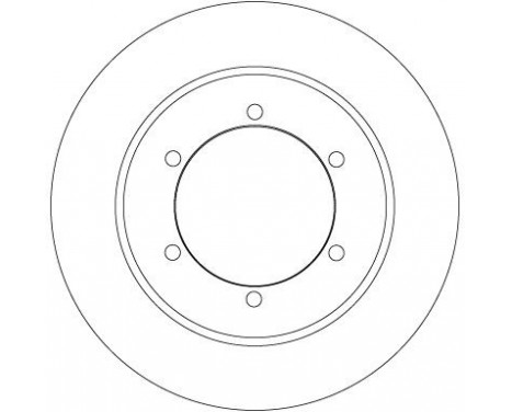 Bromsskiva DF6790 TRW, bild 2