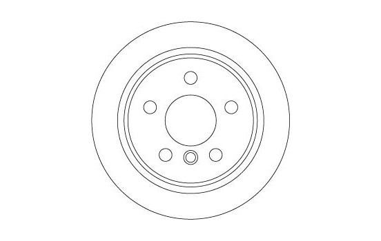 Bromsskiva DF6795 TRW