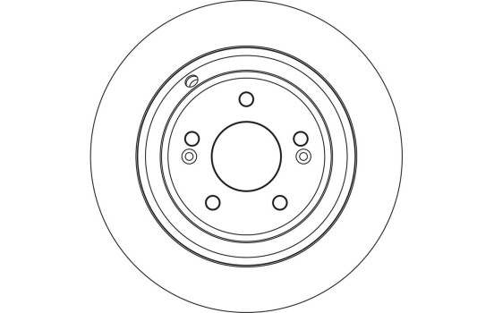 Bromsskiva DF6814 TRW
