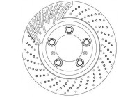 Bromsskiva DF6821S TRW