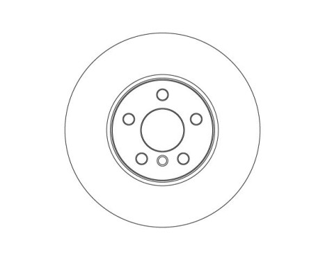 Bromsskiva DF6834S TRW