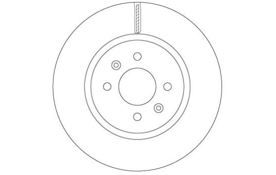 Bromsskiva DF6842 TRW, bild 2