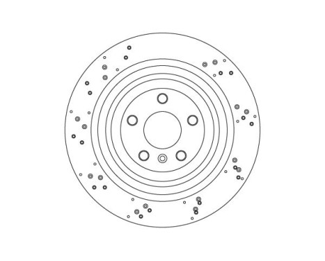 Bromsskiva DF6849S TRW