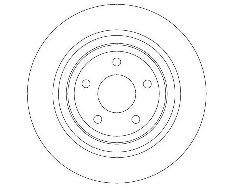 Bromsskiva DF6872 TRW, bild 2