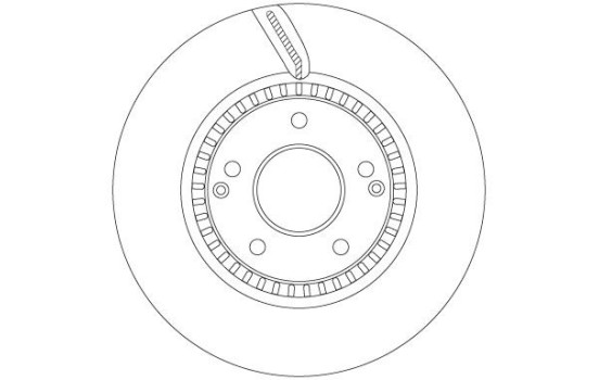 Bromsskiva DF6883S TRW